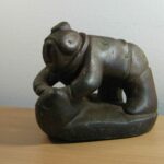 Woman with Seal - 498