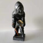 Inuit Man with a Stick and a Rope - 826
