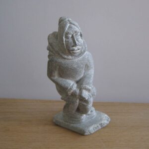 Inuit Woman with Child and a Bucket - 664