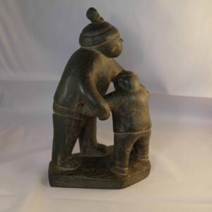 Inuit Woman and Child Dancing - 473