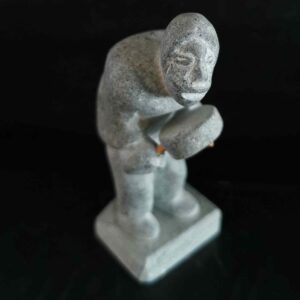 Inuit Shaman with Drum - 947