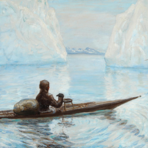 Harald Moltke - Fanger i kajak