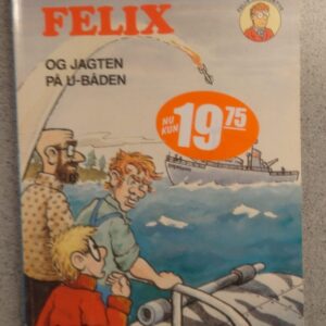 Felix på eventyr - Flot men med hjørneklip og klistermærke på forsiden