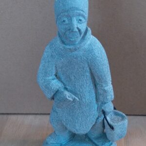 Inuit Woman with water bucket - 989