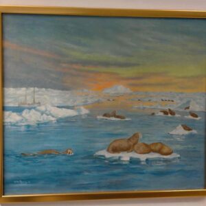 Otto Rosing - Scene with a Pack of Walrus