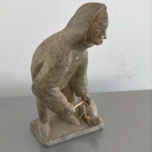 Inuit Sealhunter and a Seal - 205