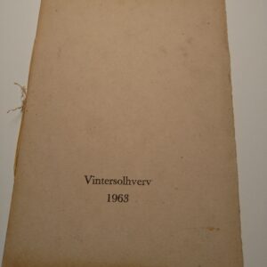 Aage Gitz Johansen - Vintersolhverv 1963