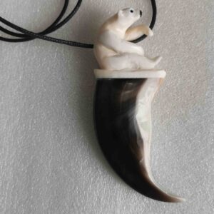 Polar Bear & Claw - Necklace - 1293