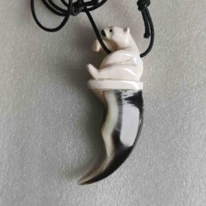 Polar Bear & Claw - Necklace - 1292