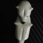 Two Polar Bear Heads - Necklace - 1289