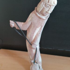 Inuk with halibut- 369